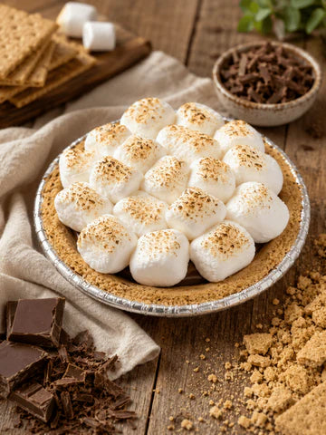 Mini Toasted S'mores Pie