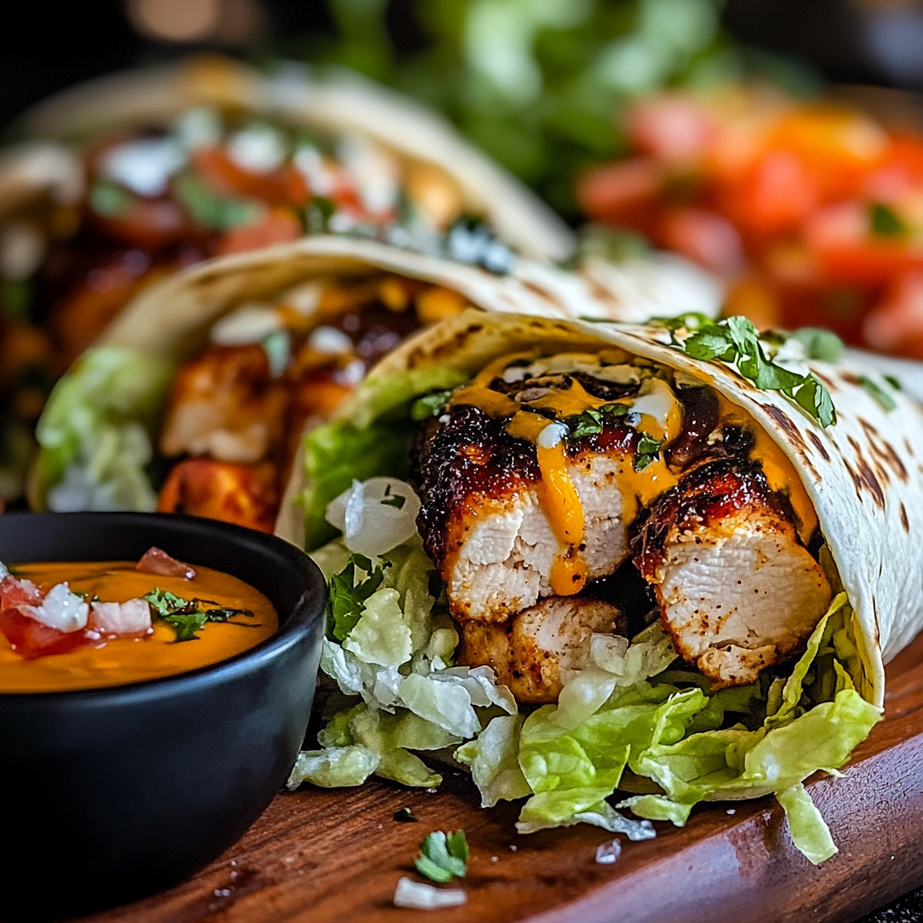 G&G -Chicken Cheddar BBQ Wrap