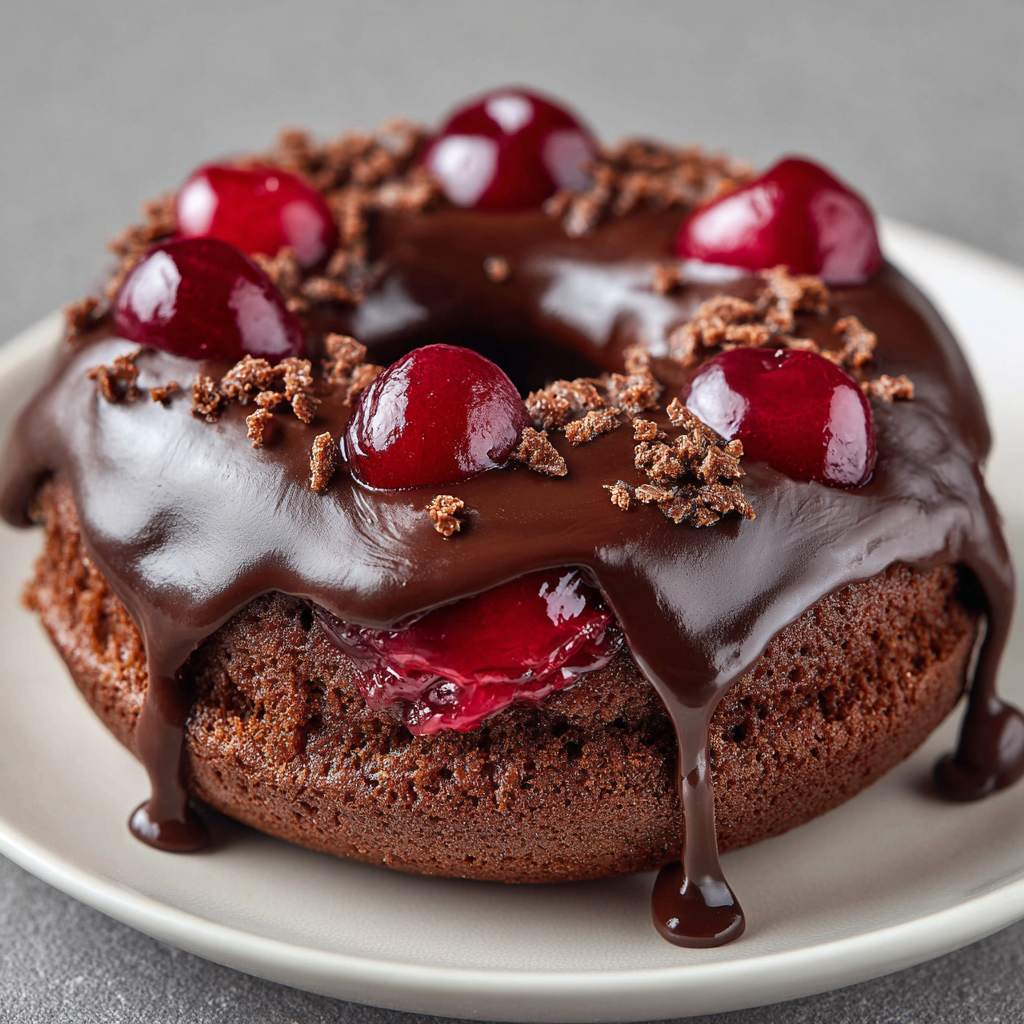 Donut Add Single Chocolate Cherry Donut – Mother of Macros Cafe
