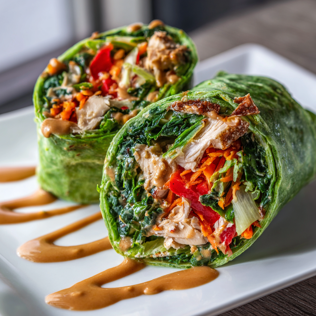 G&G-Thai Peanut Chicken Wrap