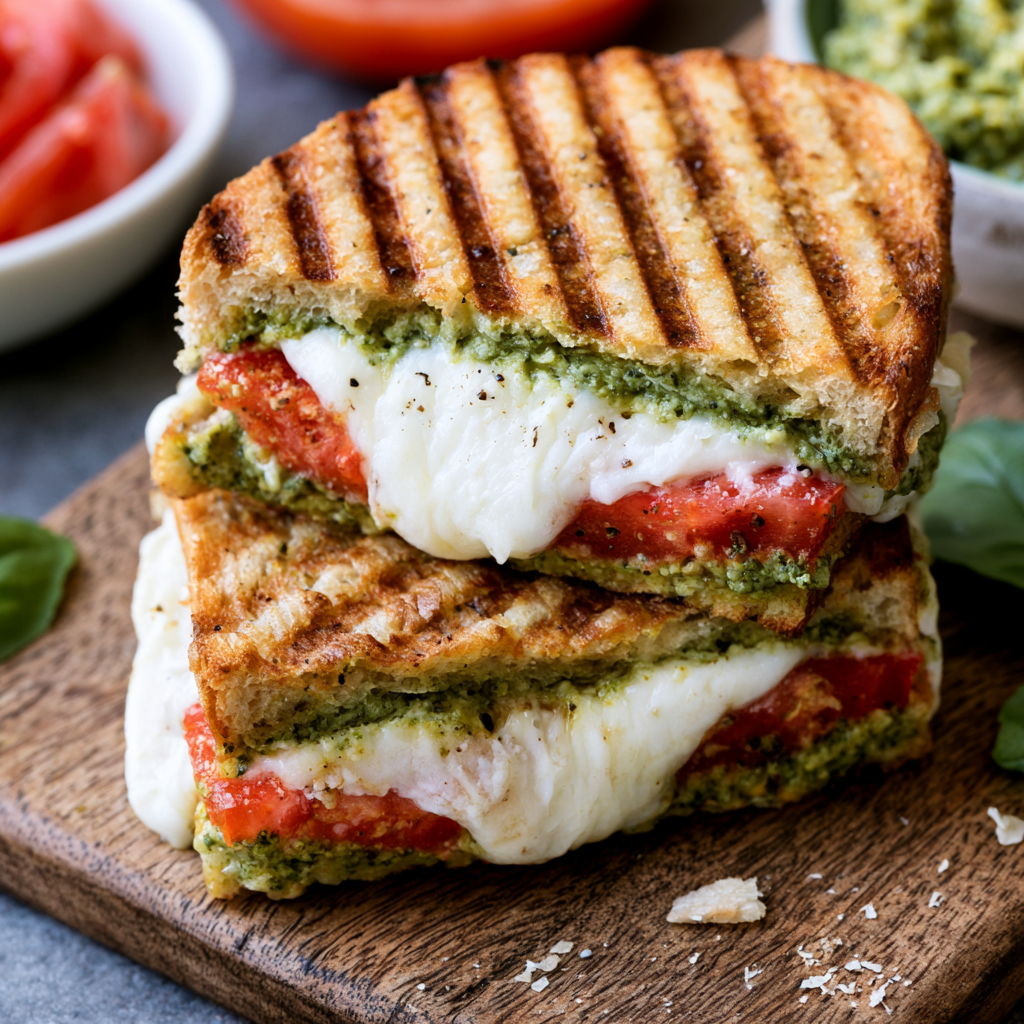 Garden Pesto Panini