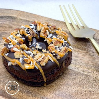 Single German Chocolate Donuts Clean Cheatz